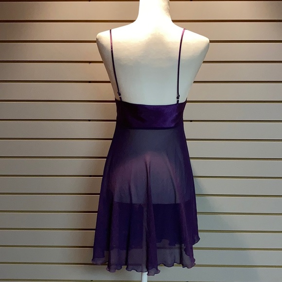 Vintage Victoria Secret's Purple Chemise SZ M - Picture 4 of 8